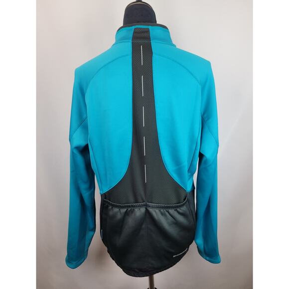 Shimano Women's Cycling Jacket Blue Black Pink Size Large - Picture 2 of 10